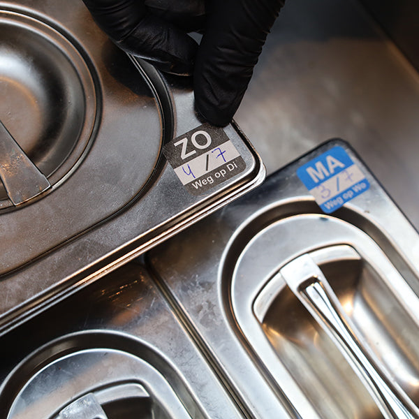 Zondag dagsticker keuken datum | EETikon