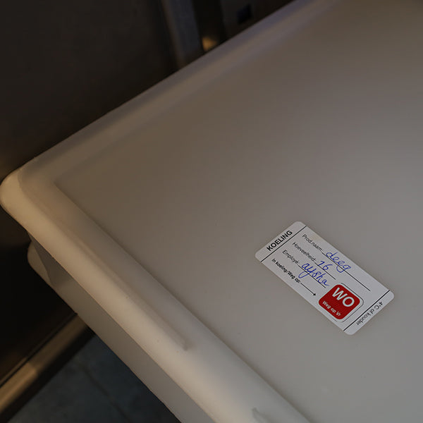 HACCP woensdag weg op vrijdag sticker | EETikon