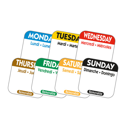 HACCP label - day labels englisch | EETikon