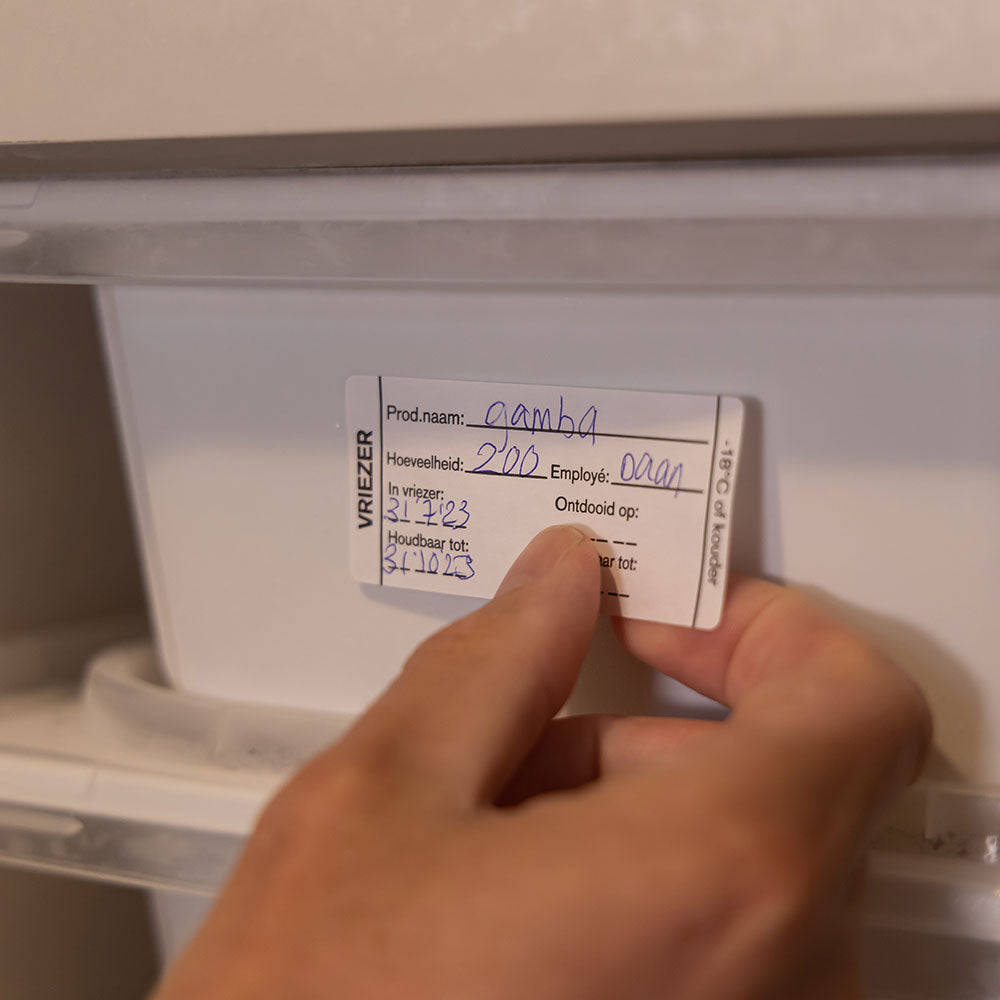 Vriezer sticker HACCP bestellen | EETikon