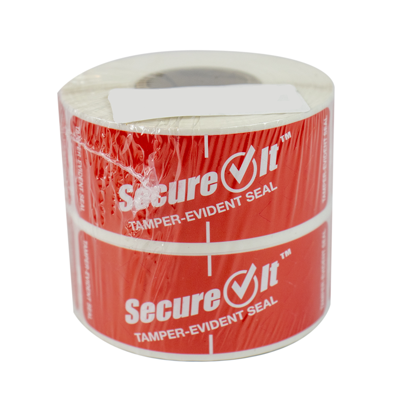 Zegelsluiting voedsel stickers rood | EETikon