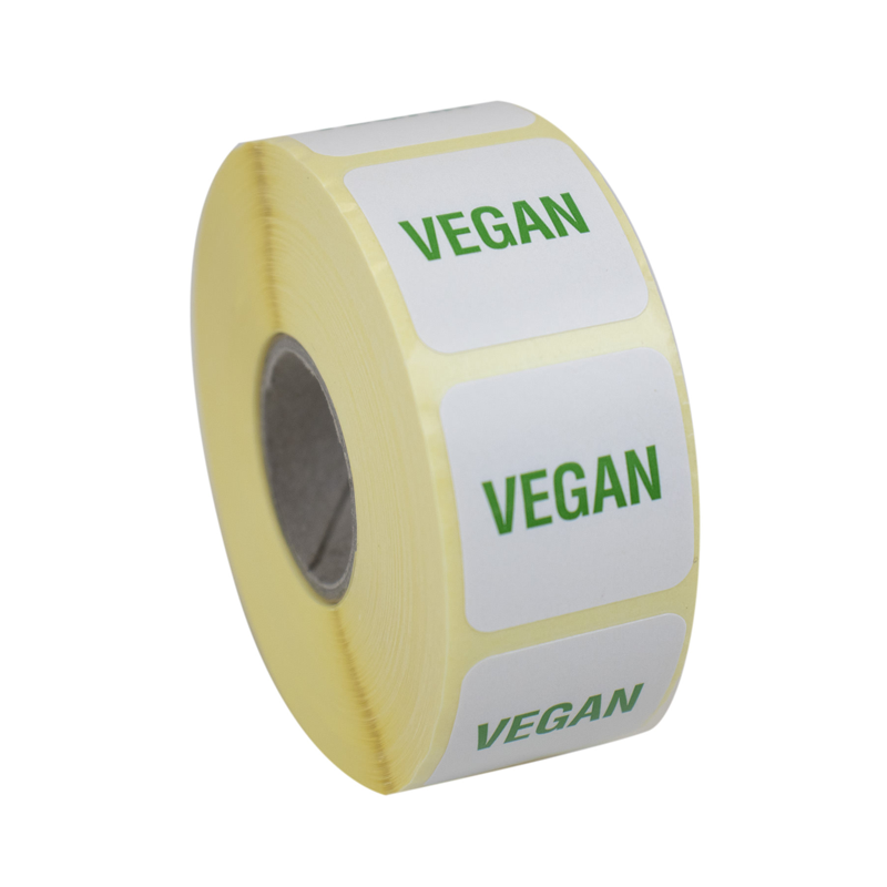 Vegan etiketten op rol bestellen | EETikon