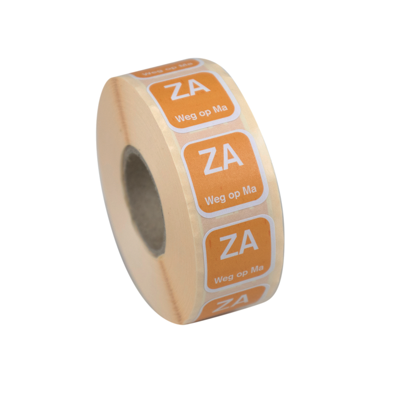 Zaterdag etiketten op rol bestellen | EETikon