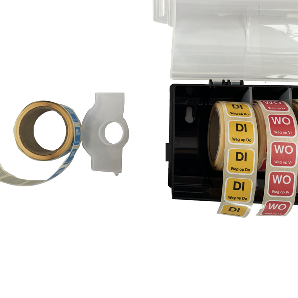 haccp stickers hervulbaar dispenser | EETikon